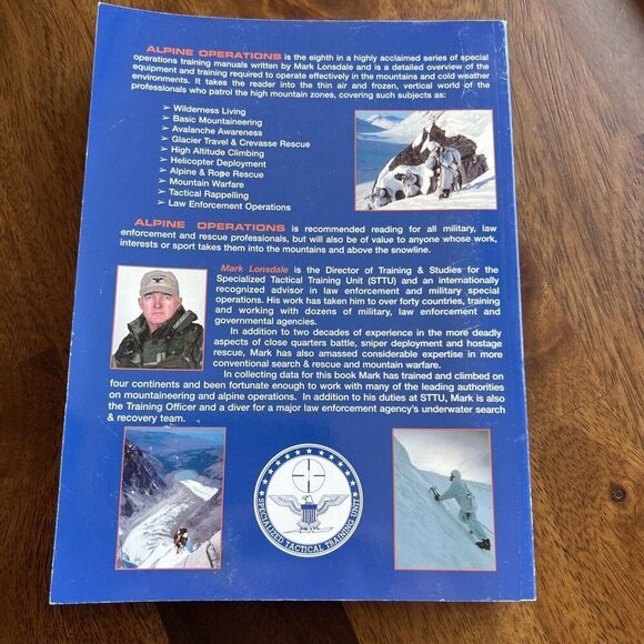 Alpine Operations By Mark V. Lonsdale Paperback Book 2000 - Picture 2 of 9